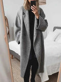 Elegant Long Winter Coat for Women with Classic Design and Warmth