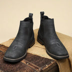 Men's Chelsea Boots with Slip-On Closure, Ankle Height and Elastic Side Panels