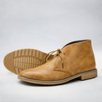 Men's Chukka Boots with Lace-Up Closure, Ankle Height and Low Heel
